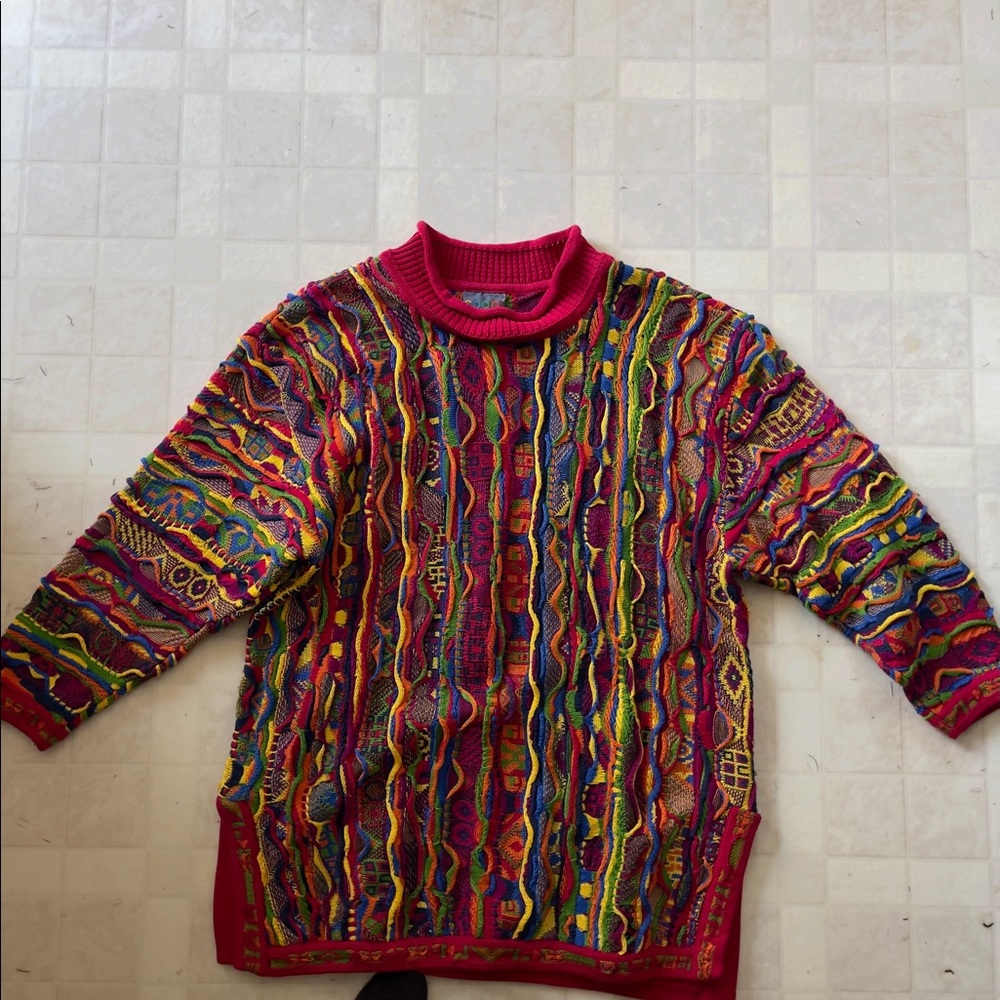 vibrant COOGI long sleeve sweater